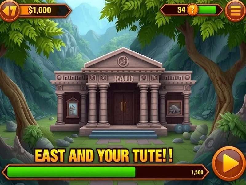 Ancient Temple Raid Puzzle Screenshot